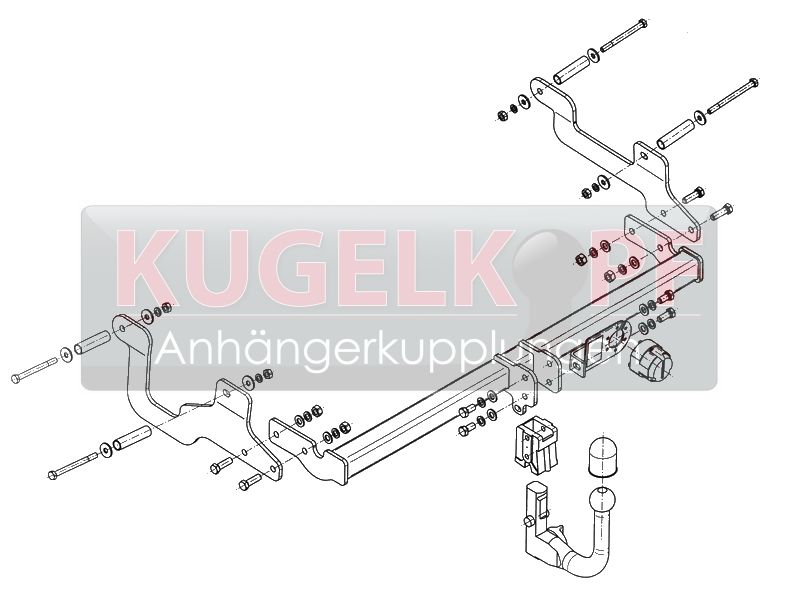 DACIA Lodgy ABNEHMBARE ANHÄNGERKUPPLUNG – Bild 2