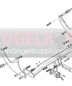 Alternative view of DACIA Logan STARRE ANHÄNGERKUPPLUNG