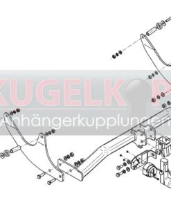 Alternative view of DACIA Logan ABNEHMBARE ANHÄNGERKUPPLUNG