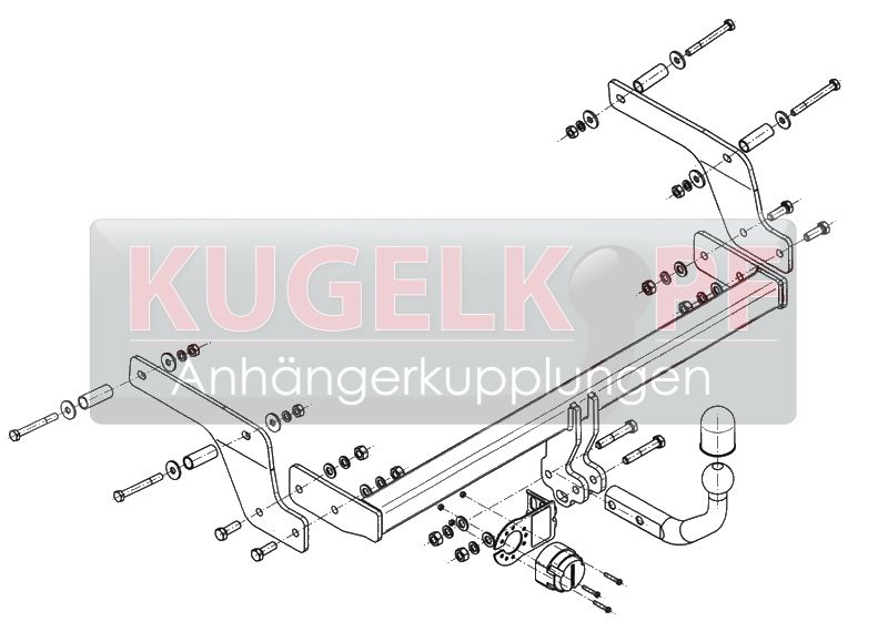 DACIA Sandero STARRE ANHÄNGERKUPPLUNG – Bild 2