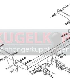 Alternative view of DACIA Sandero ABNEHMBARE ANHÄNGERKUPPLUNG