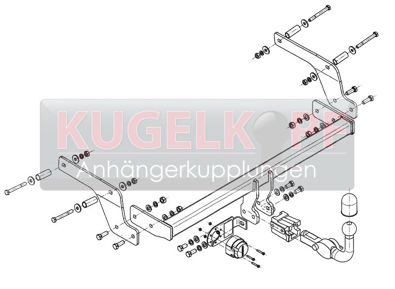 DACIA Sandero ABNEHMBARE ANHÄNGERKUPPLUNG – Bild 2