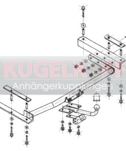 Alternative view of DAEWOO Nexia STARRE ANHÄNGERKUPPLUNG
