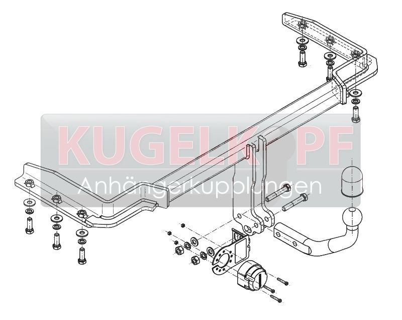 CHEVROLET Tacuma / Rezzo STARRE ANHÄNGERKUPPLUNG – Bild 2