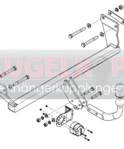 Alternative view of DODGE Caliber STARRE ANHÄNGERKUPPLUNG