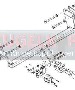 Alternative view of DODGE Caliber ABNEHMBARE ANHÄNGERKUPPLUNG
