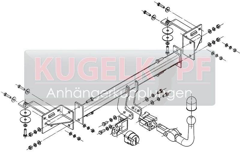FIAT Bravo II ABNEHMBARE ANHÄNGERKUPPLUNG – Bild 2