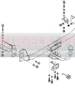 Alternative view of FIAT Brava STARRE ANHÄNGERKUPPLUNG