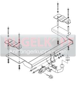 Alternative view of FIAT Croma STARRE ANHÄNGERKUPPLUNG