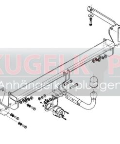 Alternative view of OPEL Combo D STARRE ANHÄNGERKUPPLUNG