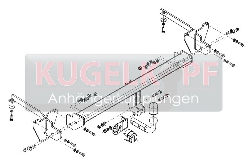 FIAT Doblo STARRE ANHÄNGERKUPPLUNG – Bild 2