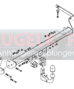 Alternative view of FIAT Doblo ABNEHMBARE ANHÄNGERKUPPLUNG