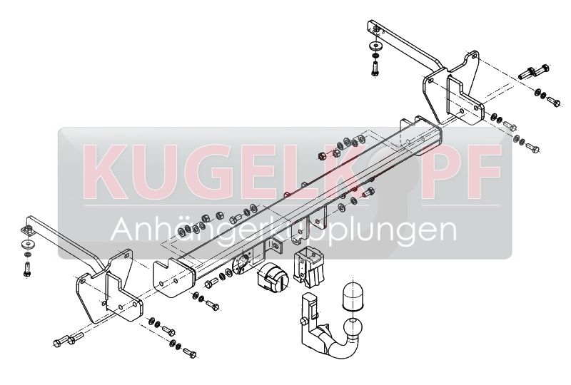 FIAT Doblo ABNEHMBARE ANHÄNGERKUPPLUNG – Bild 2