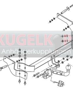 Alternative view of FIAT Qubo STARRE ANHÄNGERKUPPLUNG