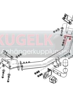 Alternative view of DODGE Journey STARRE ANHÄNGERKUPPLUNG