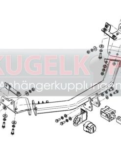 Alternative view of DODGE Journey ABNEHMBARE ANHÄNGERKUPPLUNG