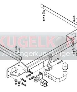 Alternative view of FIAT Linea STARRE ANHÄNGERKUPPLUNG