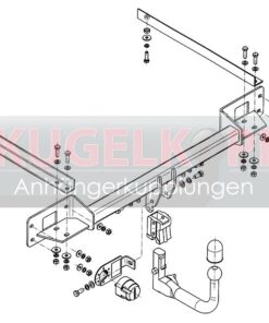 Alternative view of FIAT Linea ABNEHMBARE ANHÄNGERKUPPLUNG