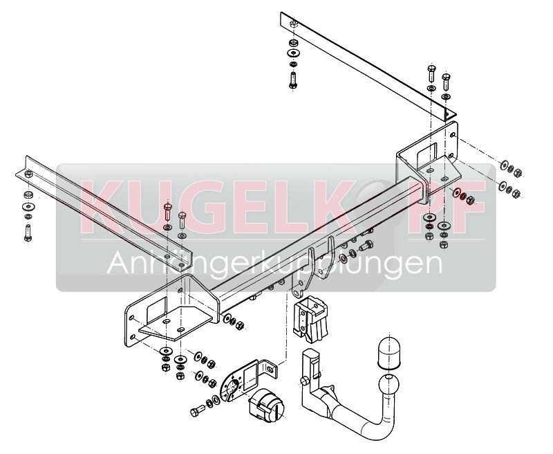 FIAT Linea ABNEHMBARE ANHÄNGERKUPPLUNG – Bild 2