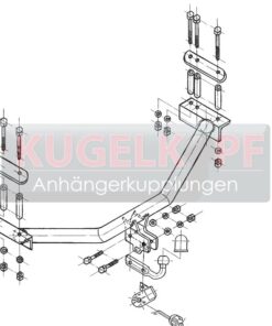 Alternative view of FIAT Multipla STARRE ANHÄNGERKUPPLUNG