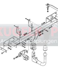 Alternative view of FIAT Panda III ABNEHMBARE ANHÄNGERKUPPLUNG