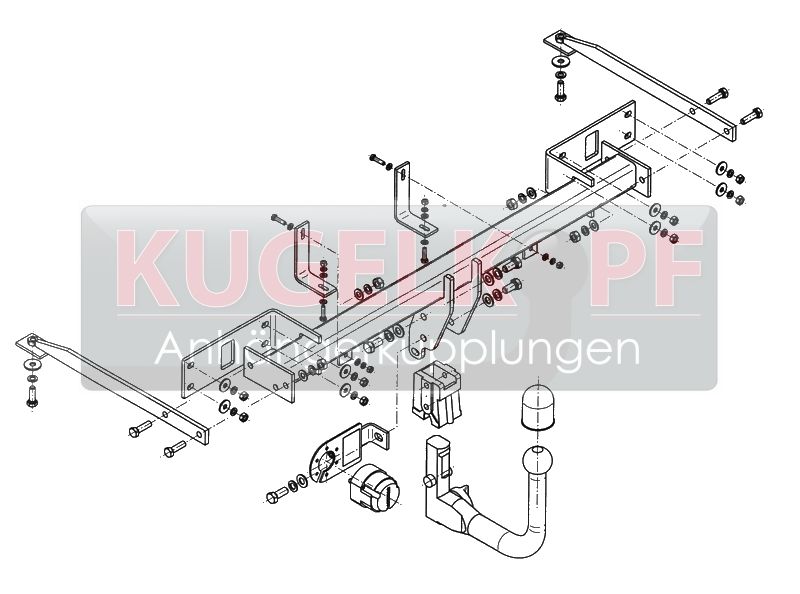 FIAT Panda III ABNEHMBARE ANHÄNGERKUPPLUNG – Bild 2