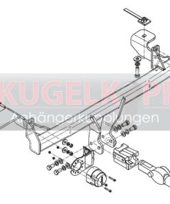 Alternative view of FIAT Panda II 4x4 ABNEHMBARE ANHÄNGERKUPPLUNG