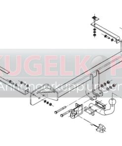 Alternative view of ALFA ROMEO MiTo STARRE ANHÄNGERKUPPLUNG