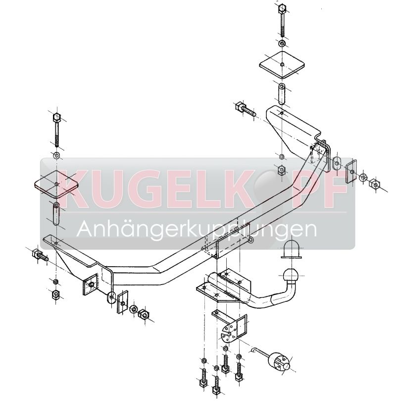 FIAT Seicento STARRE ANHÄNGERKUPPLUNG – Bild 2