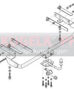 Alternative view of FIAT Stilo STARRE ANHÄNGERKUPPLUNG
