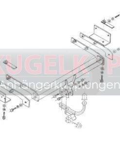 Alternative view of FIAT Stilo Multiwagon STARRE ANHÄNGERKUPPLUNG