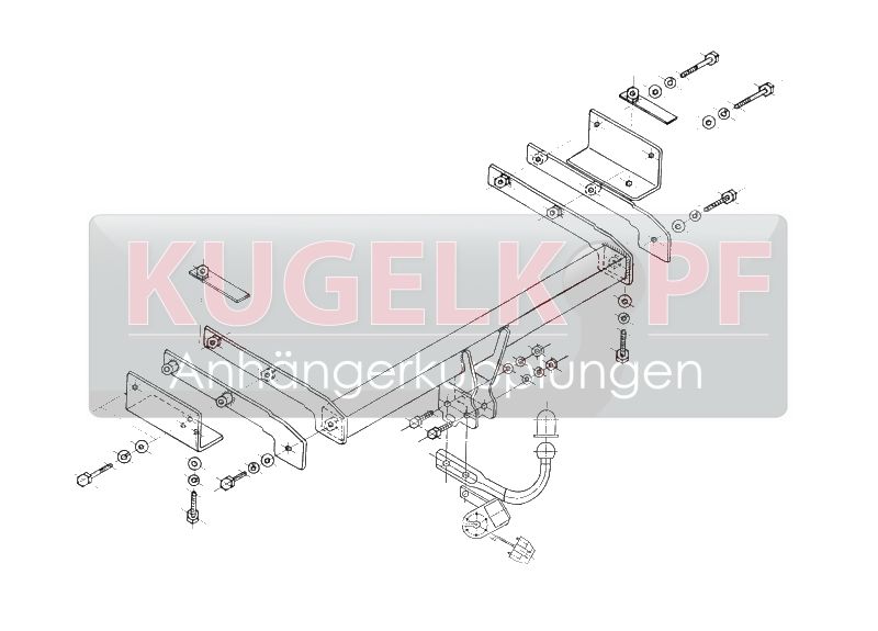 FIAT Stilo Multiwagon STARRE ANHÄNGERKUPPLUNG – Bild 2