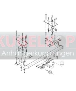 Alternative view of SUZUKI SX4 STARRE ANHÄNGERKUPPLUNG