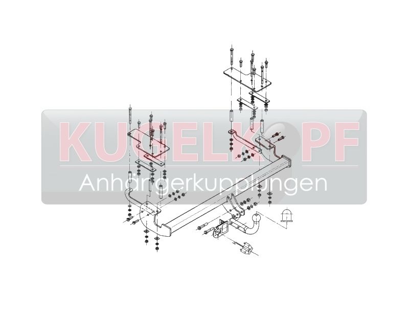 SUZUKI SX4 STARRE ANHÄNGERKUPPLUNG – Bild 2