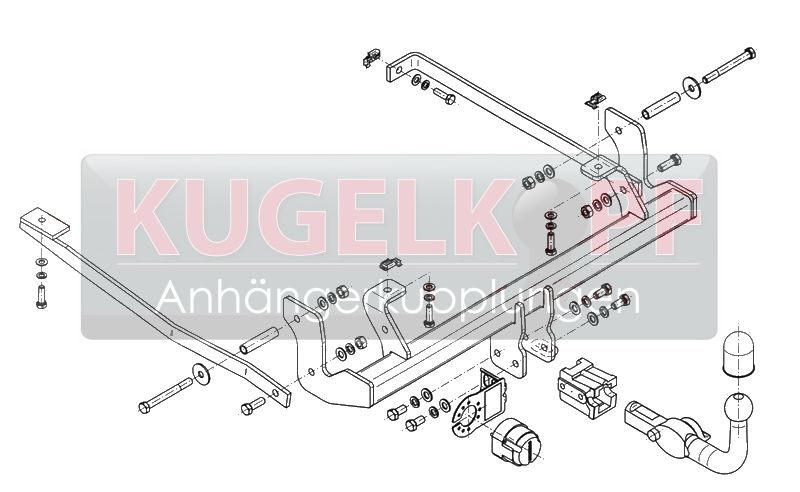 CITROEN C8 ABNEHMBARE ANHÄNGERKUPPLUNG – Bild 2
