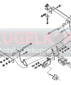 Alternative view of TOYOTA ProAce I ABNEHMBARE ANHÄNGERKUPPLUNG