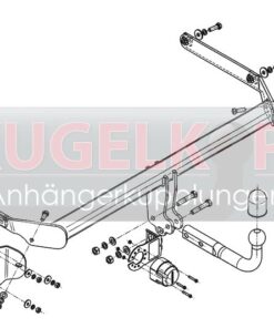 Alternative view of FORD B-Max STARRE ANHÄNGERKUPPLUNG