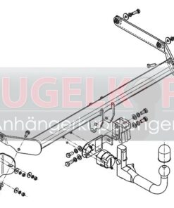 Alternative view of FORD B-Max ABNEHMBARE ANHÄNGERKUPPLUNG
