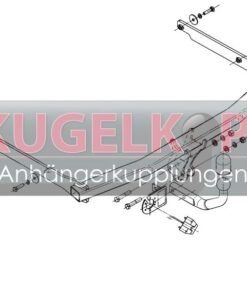 Alternative view of FORD Focus C-Max STARRE ANHÄNGERKUPPLUNG