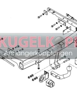 Alternative view of FORD Galaxy STARRE ANHÄNGERKUPPLUNG