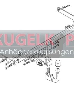 Alternative view of FORD Fiesta ABNEHMBARE ANHÄNGERKUPPLUNG