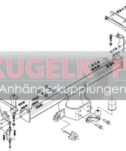 Alternative view of MAZDA BT-50 STARRE ANHÄNGERKUPPLUNG