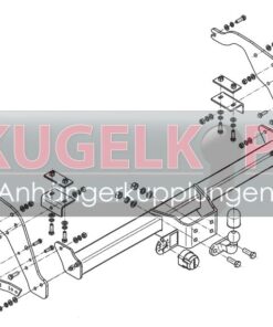 Alternative view of MAZDA BT-50 STARRE ANHÄNGERKUPPLUNG