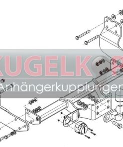 Alternative view of FORD Transit Custom STARRE ANHÄNGERKUPPLUNG