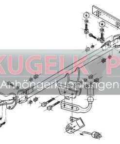 Alternative view of HONDA Concerto STARRE ANHÄNGERKUPPLUNG