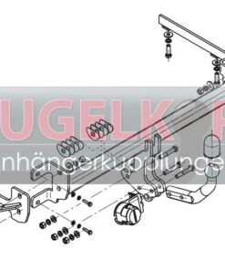 Alternative view of HONDA Accord STARRE ANHÄNGERKUPPLUNG