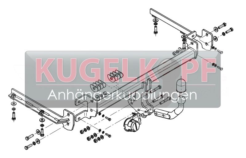HONDA Accord STARRE ANHÄNGERKUPPLUNG – Bild 2