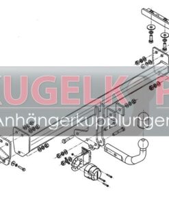 Alternative view of HONDA FR-V STARRE ANHÄNGERKUPPLUNG