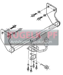 Alternative view of HYUNDAI Atos STARRE ANHÄNGERKUPPLUNG