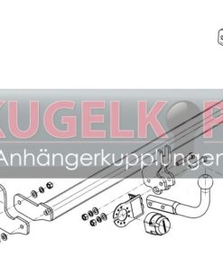 Alternative view of HYUNDAI Accent STARRE ANHÄNGERKUPPLUNG